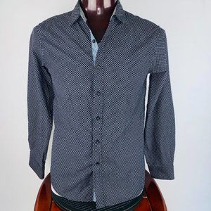 Sahara Club Tiny Square Print Shirt M